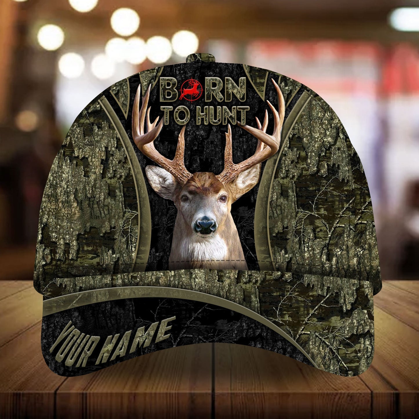 Born To Hunt Deer Hunting Camo – Classic Cap