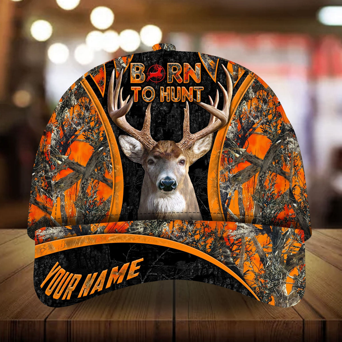 Born To Hunt Deer Hunting Camo – Classic Cap