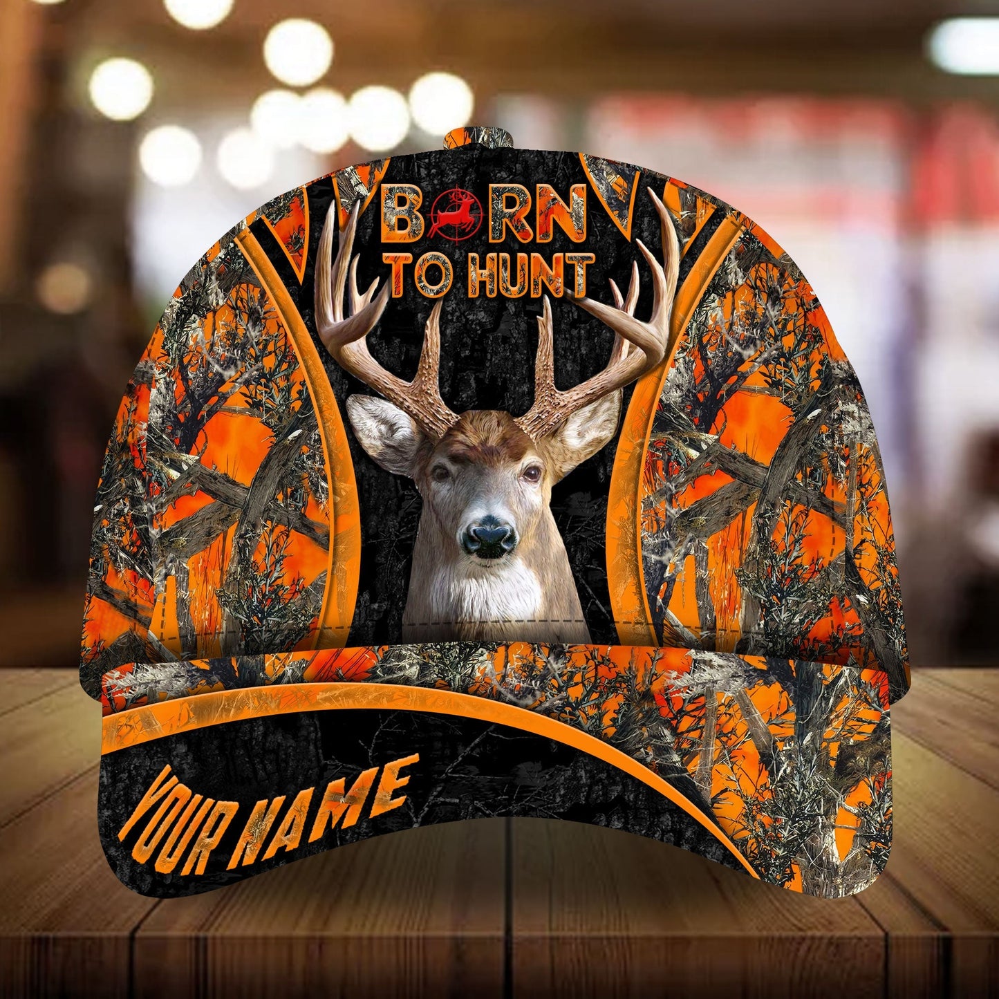 Born To Hunt Deer Hunting Camo – Classic Cap