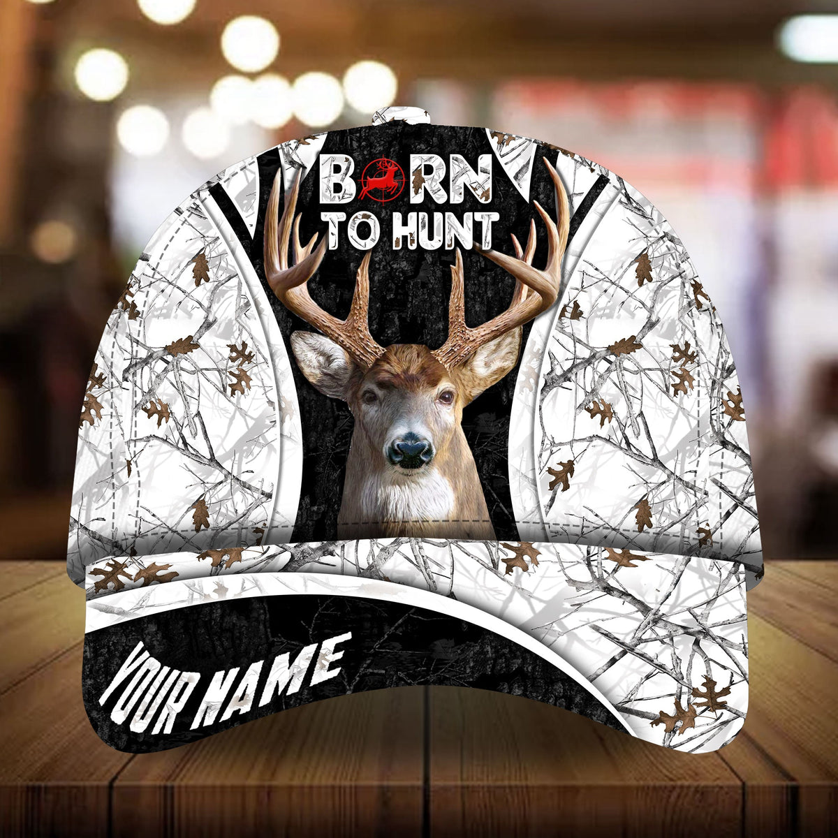 Born To Hunt Deer Hunting Camo – Classic Cap
