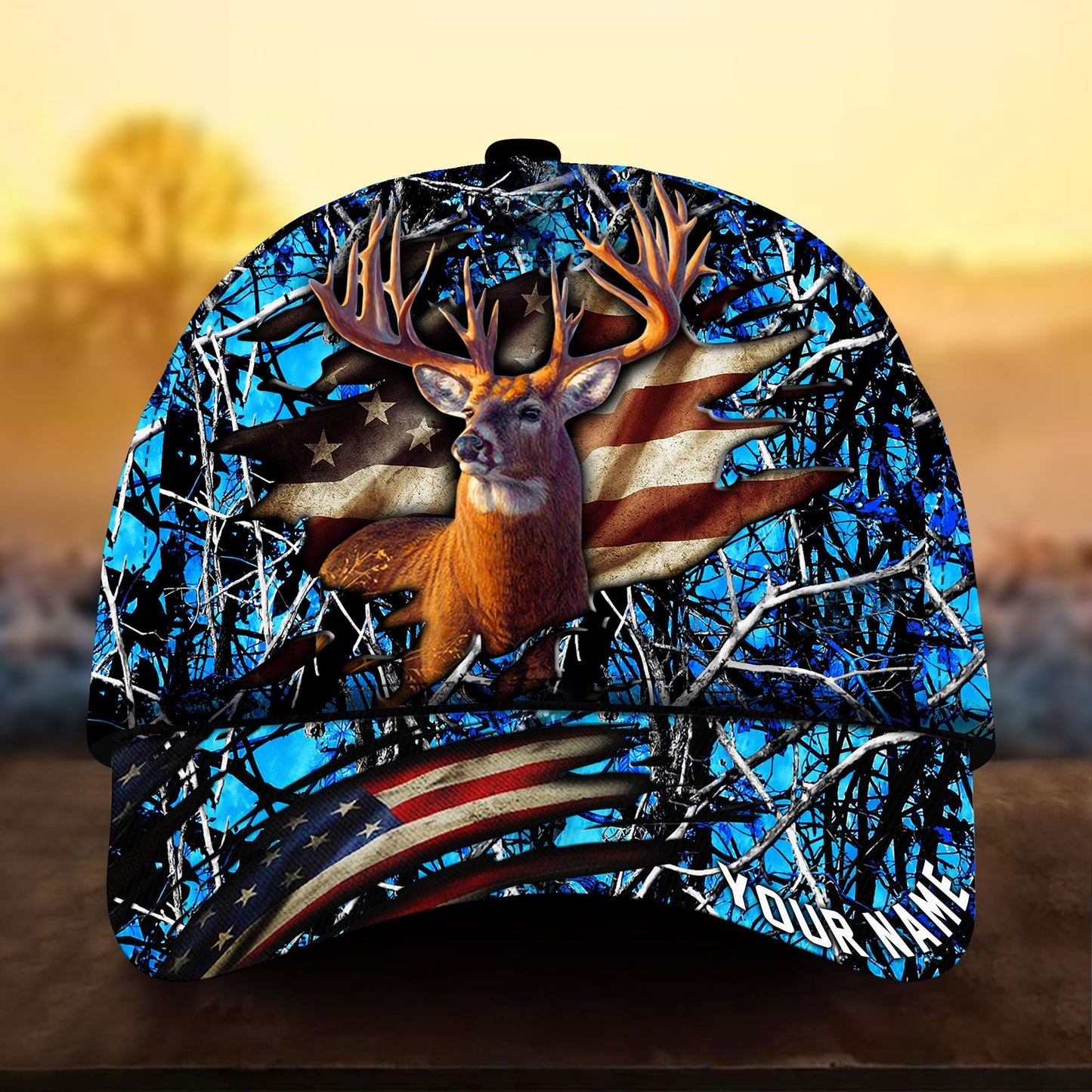 Best Flag Deer Hunting Personalized – Classic Cap