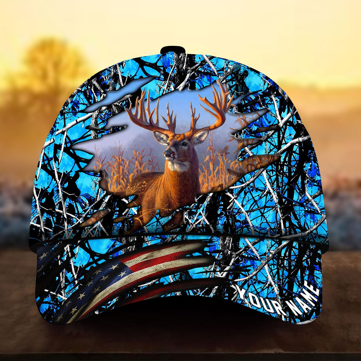 Deer Hunting Camo Personalized – Classic Cap