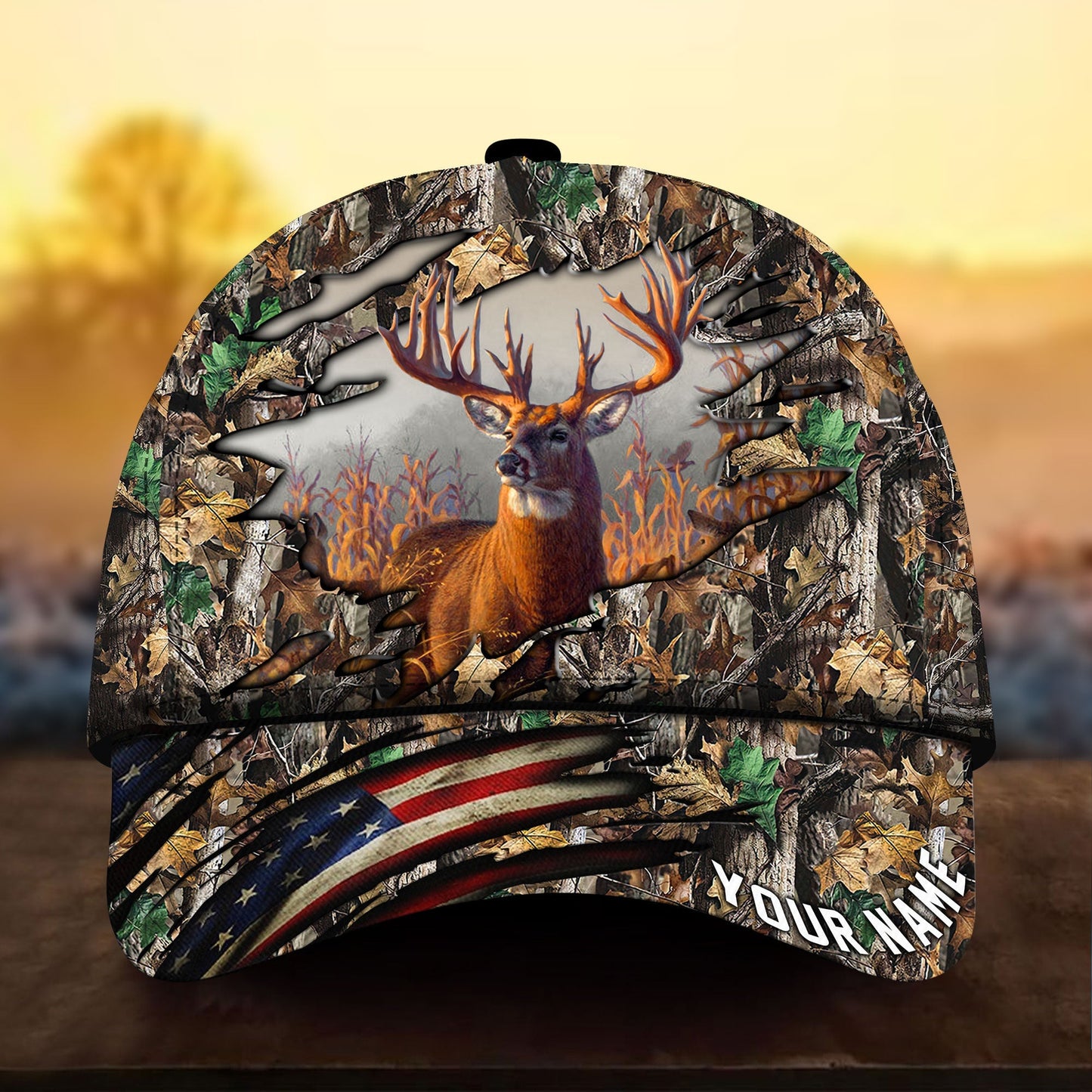 Deer Hunting Camo Personalized – Classic Cap