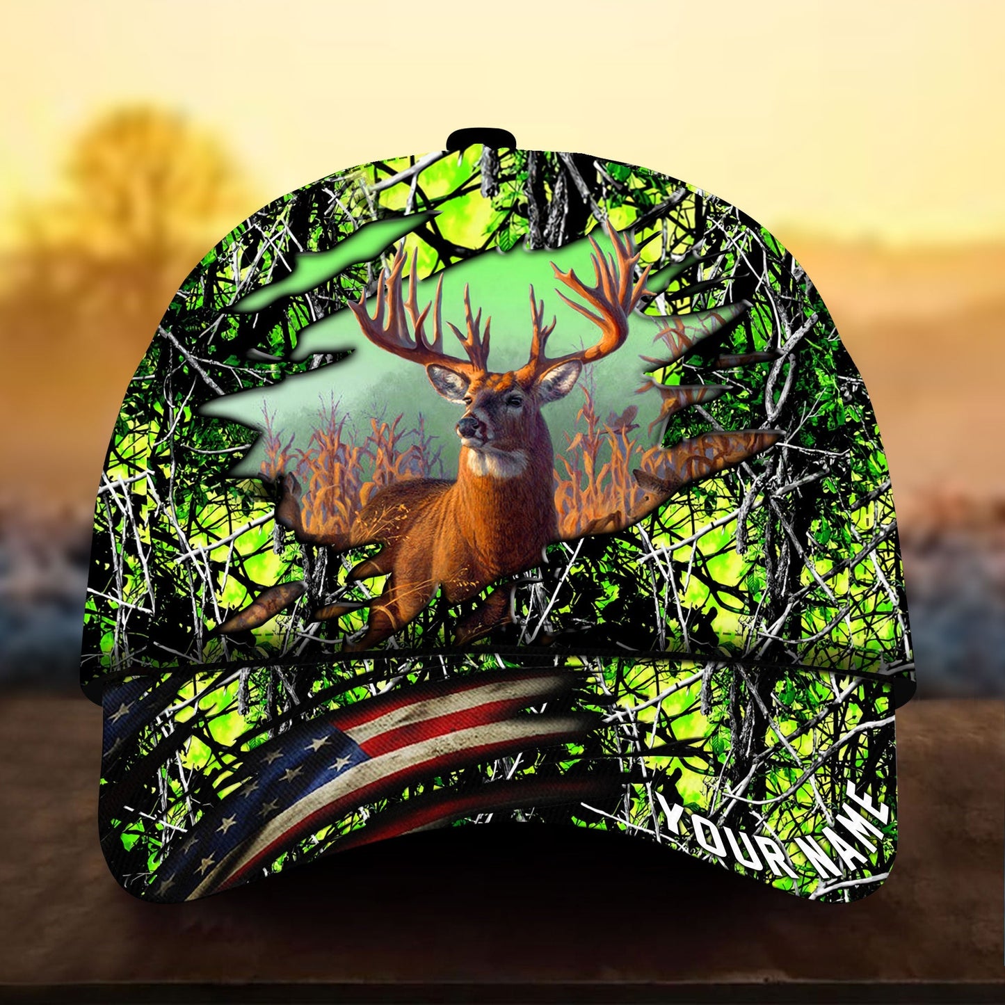 Deer Hunting Camo Personalized – Classic Cap