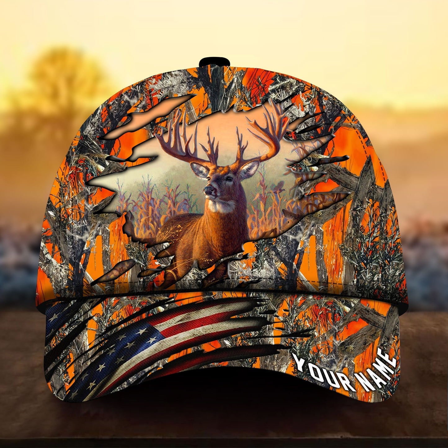 Deer Hunting Camo Personalized – Classic Cap