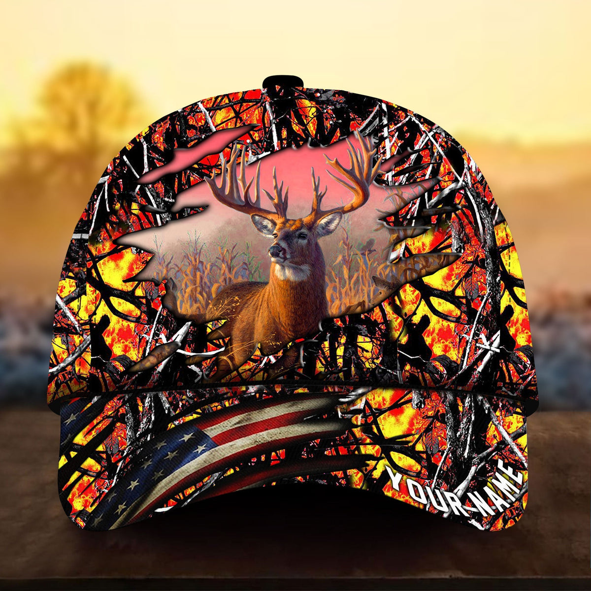 Deer Hunting Camo Personalized – Classic Cap