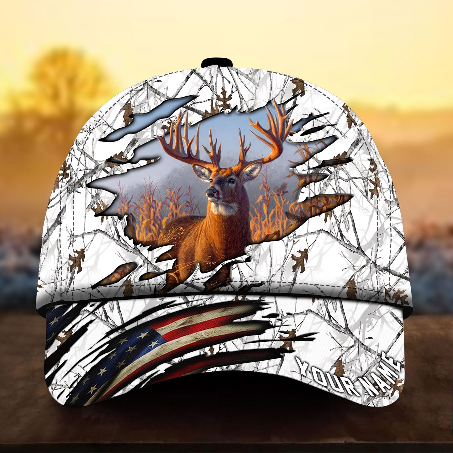 Deer Hunting Camo Personalized – Classic Cap