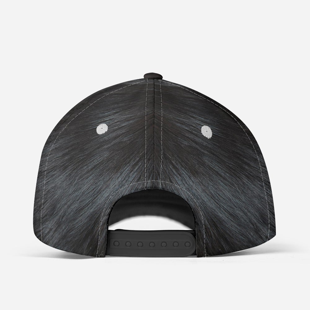Black Cat Fur Pattern – Classic Cap