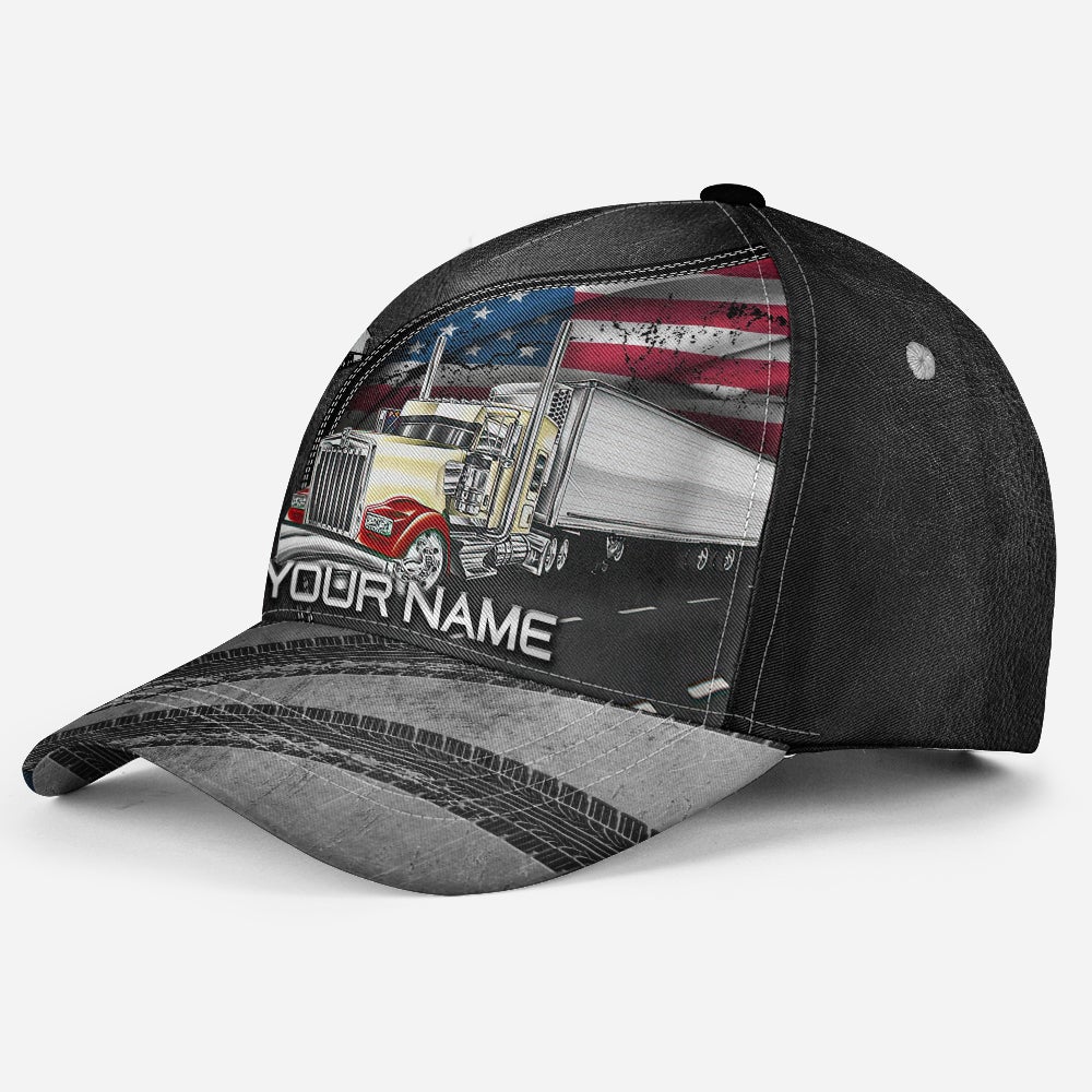 Custom Trucker Ride With Pride Personalized Name – Classic Cap