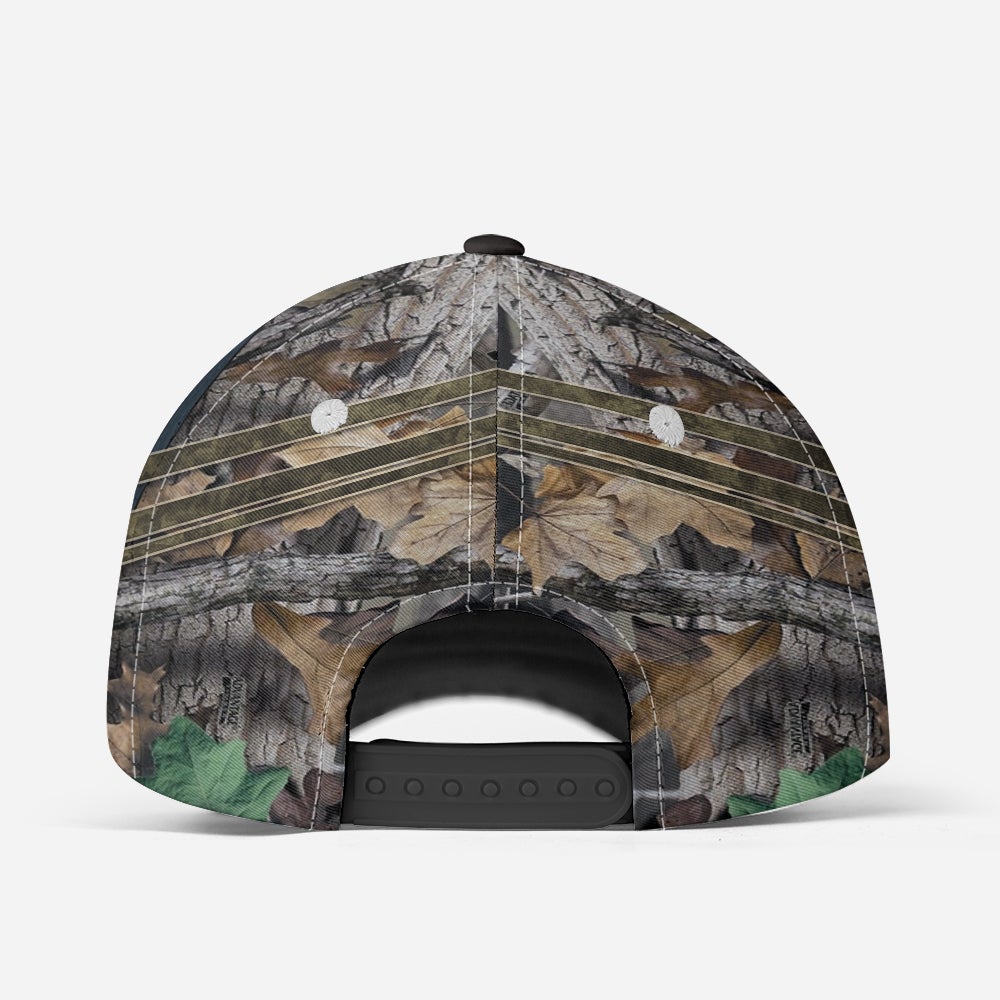Custom Fishing Camo Hook Pattern – Classic Cap