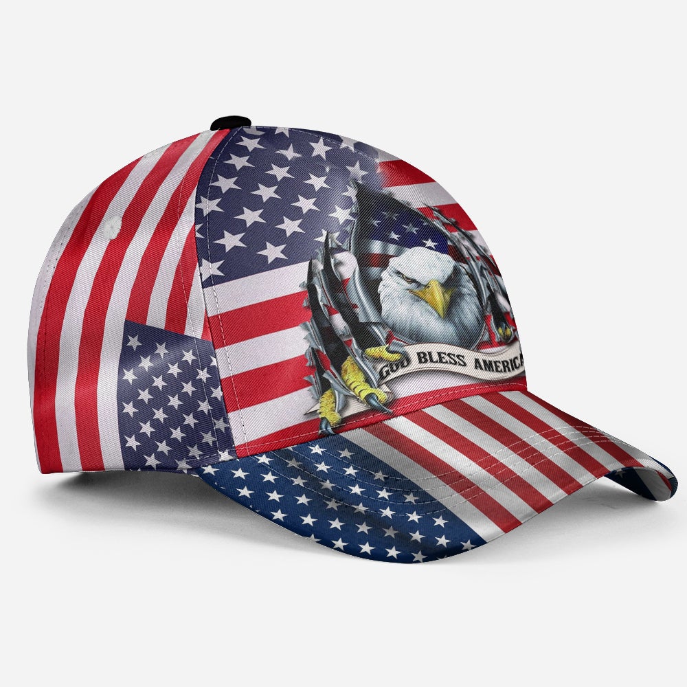 God Bless American Eagle Flag – Classic Cap