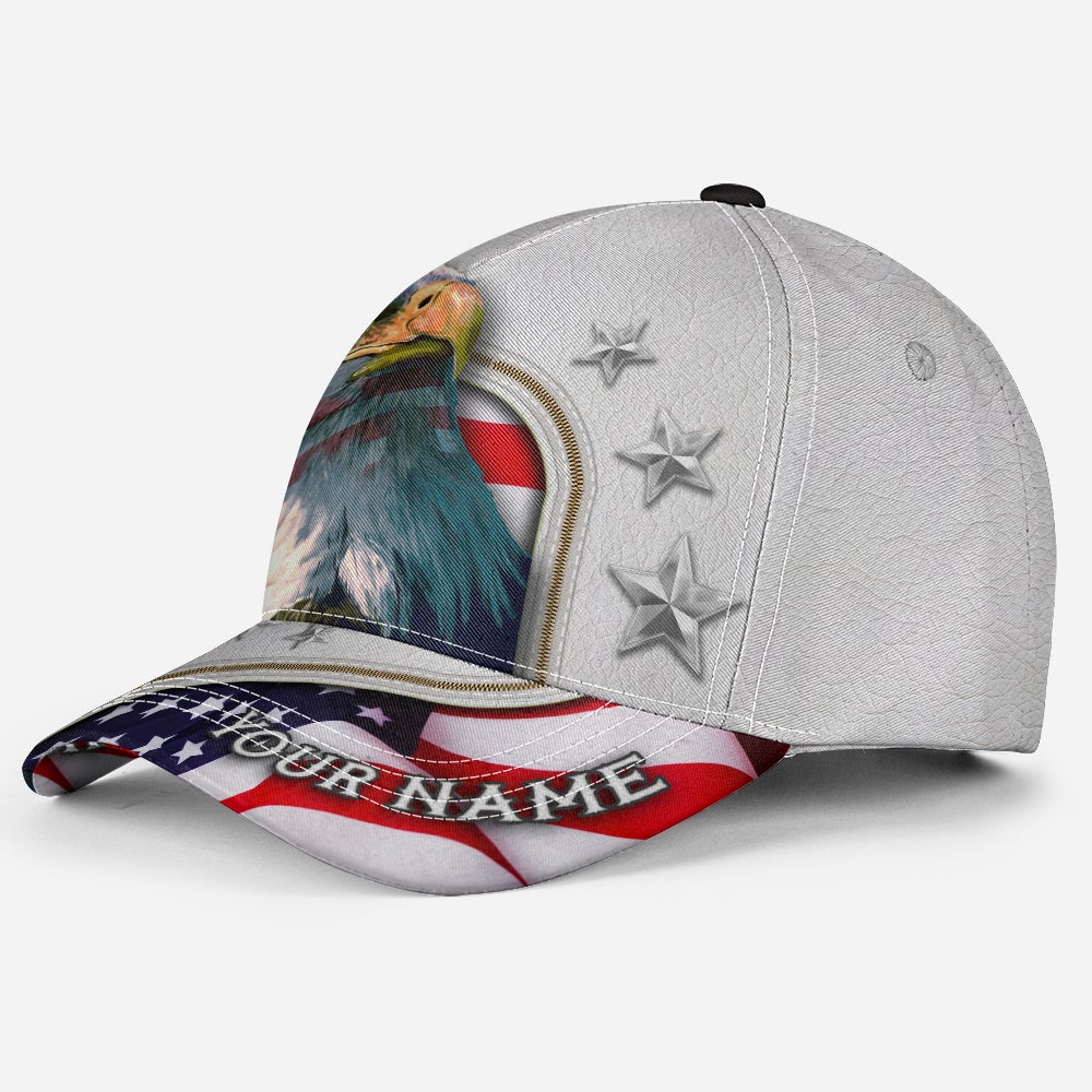 Custom Proud American Eagle Independence Day – Classic Cap
