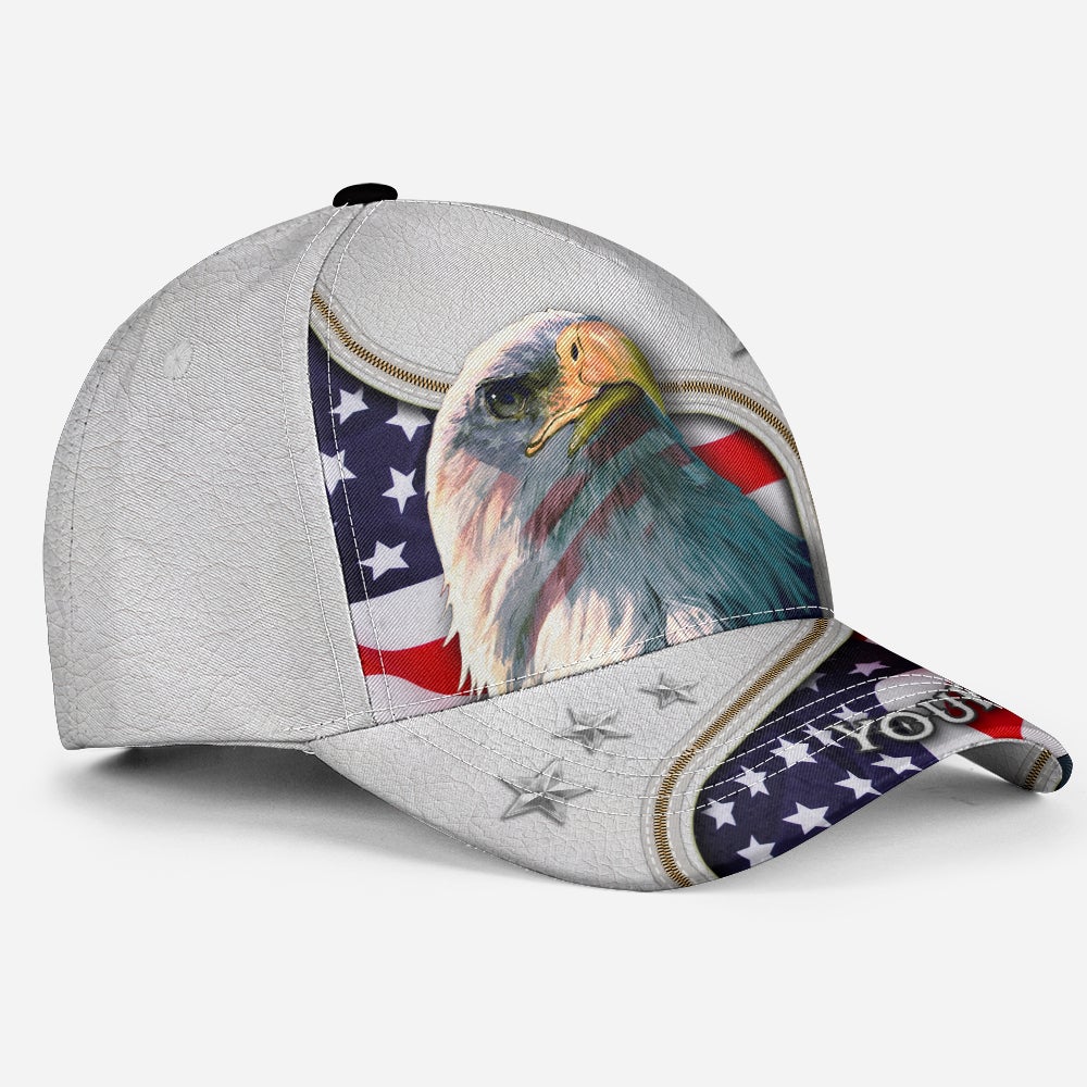 Custom Proud American Eagle Independence Day – Classic Cap