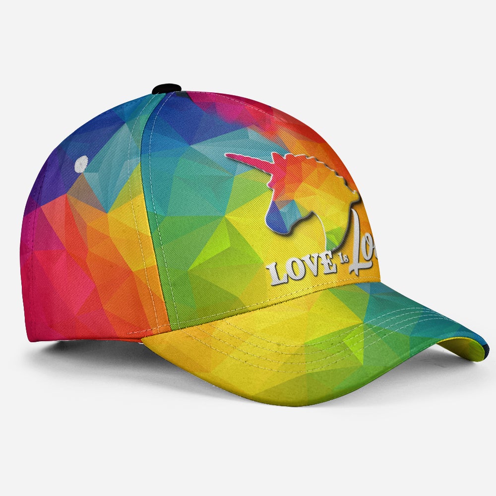 Pride Unicorn Love Is Love – Classic Cap