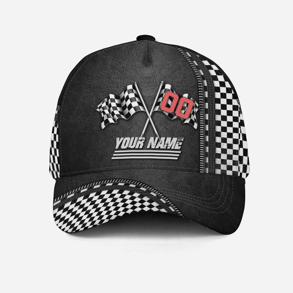 Custom Racing Lover 1 Personalized Name Number – Classic Cap