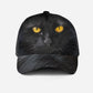Black Cat Fur Pattern – Classic Cap