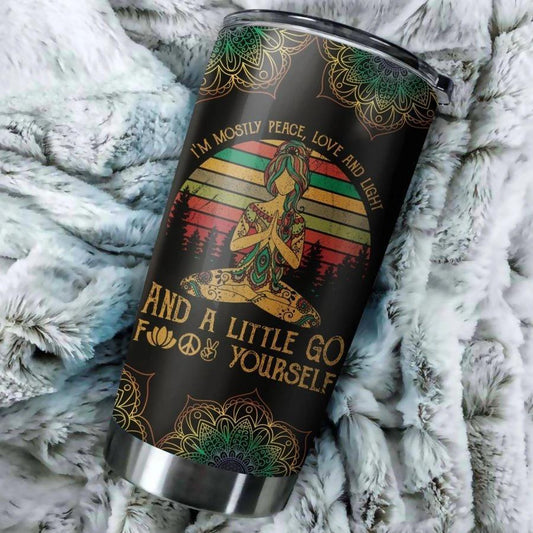 Yoga Girl Balance 20 Oz Tumbler For Travel Gifts