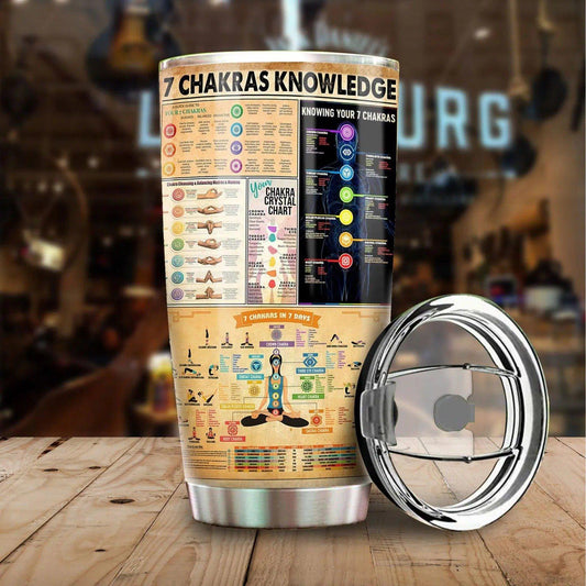 Chakras Knowledge 20 Oz Tumbler For Travel Gifts