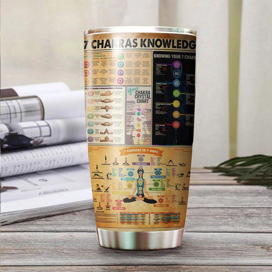 Yoga Chakras Knowledge 20 Oz Tumbler For Travel Gifts