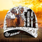 Deer Hunting Flag Theme Personalized Gift – Classic Cap