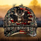 Premium Dark Old Flag Deer Hunting Personalized – Classic Cap