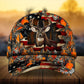Premium Dark Old Flag Deer Hunting Personalized – Classic Cap