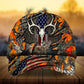 Cracked Flag Skull Deer Hunting Personalized – Classic Cap