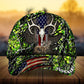 Cracked Flag Skull Deer Hunting Personalized – Classic Cap