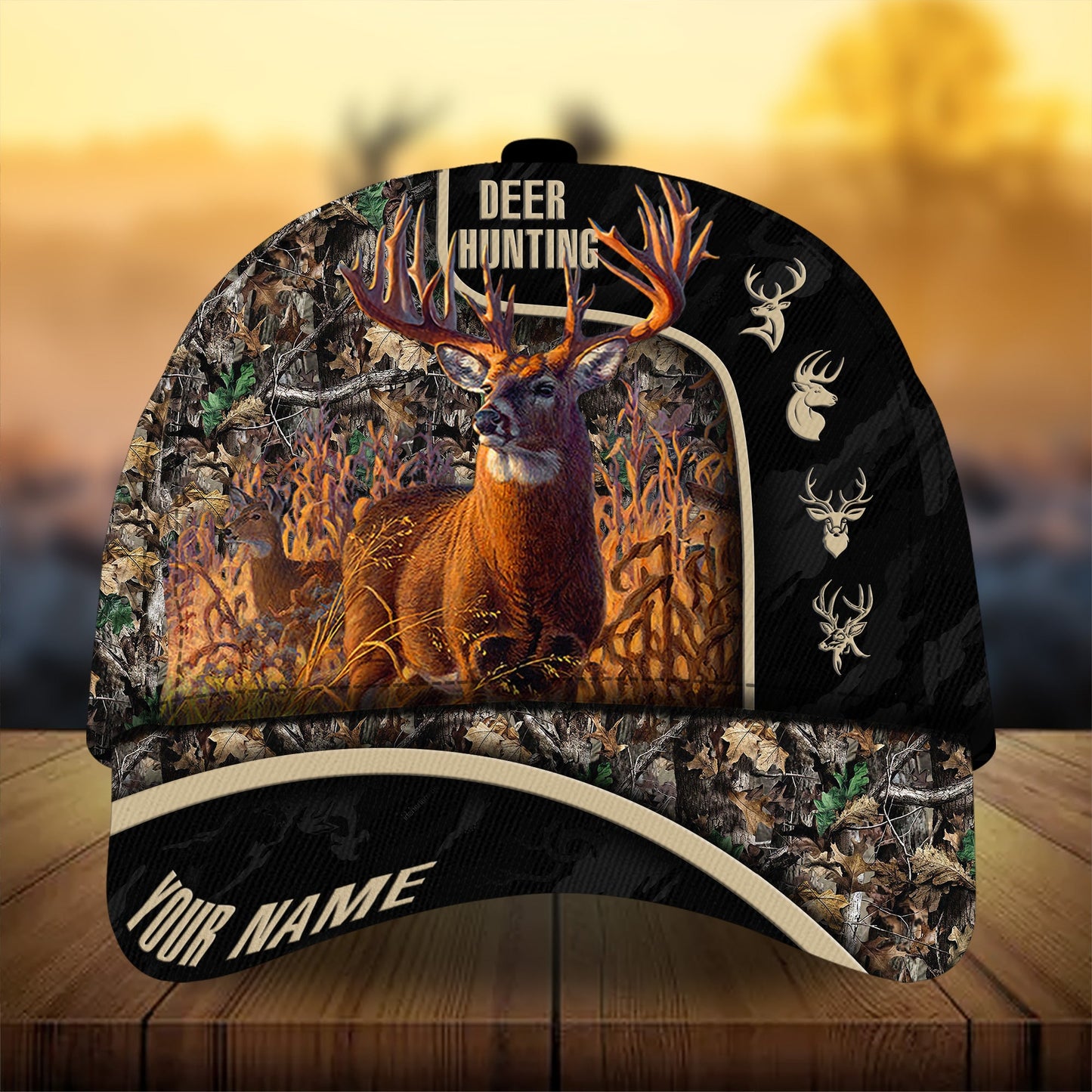 Premium Deer Hunting 3D Print Personalized – Classic Cap