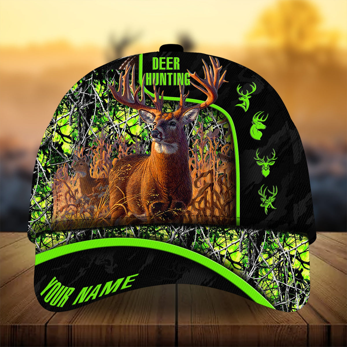 Premium Deer Hunting 3D Print Personalized – Classic Cap