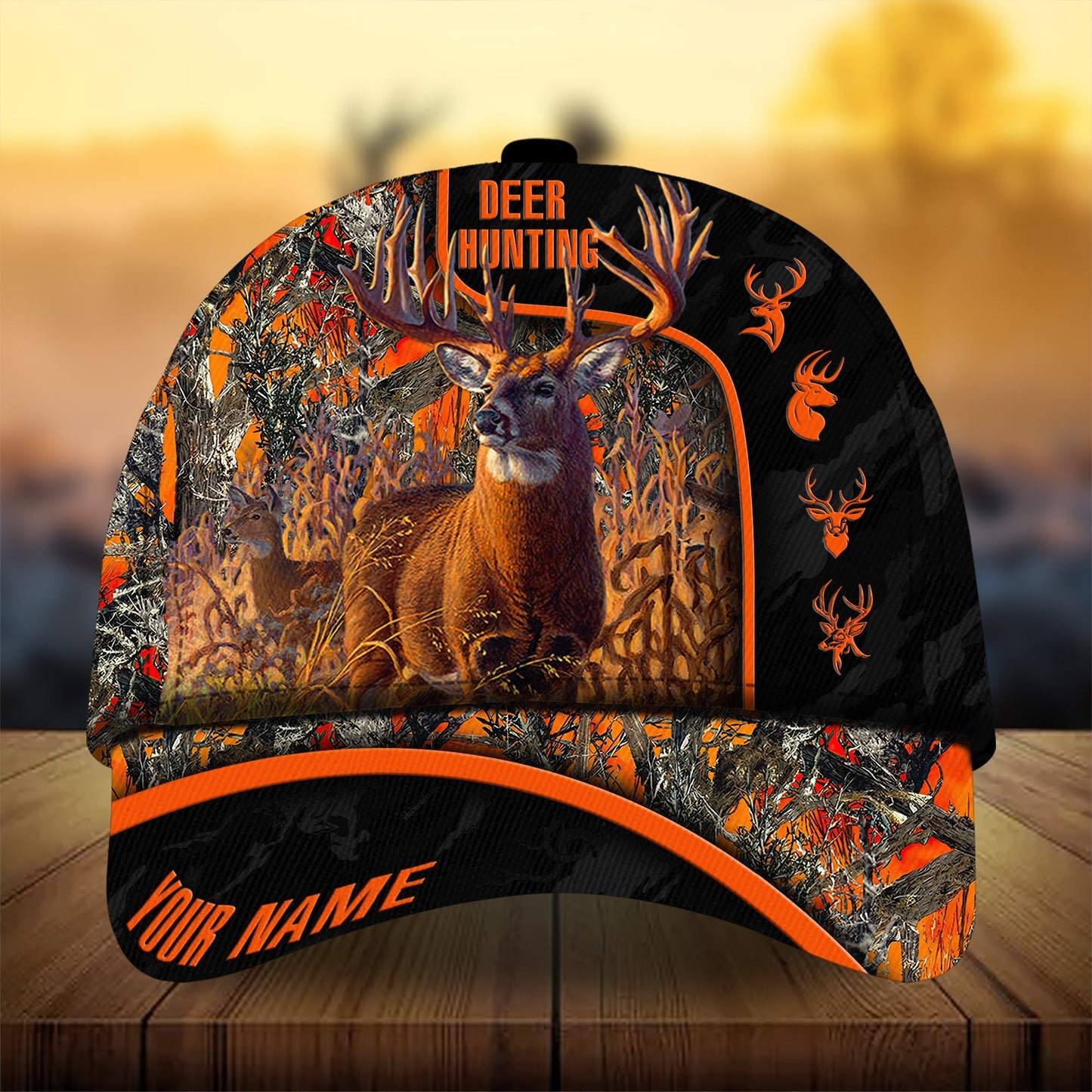 Premium Deer Hunting 3D Print Personalized – Classic Cap