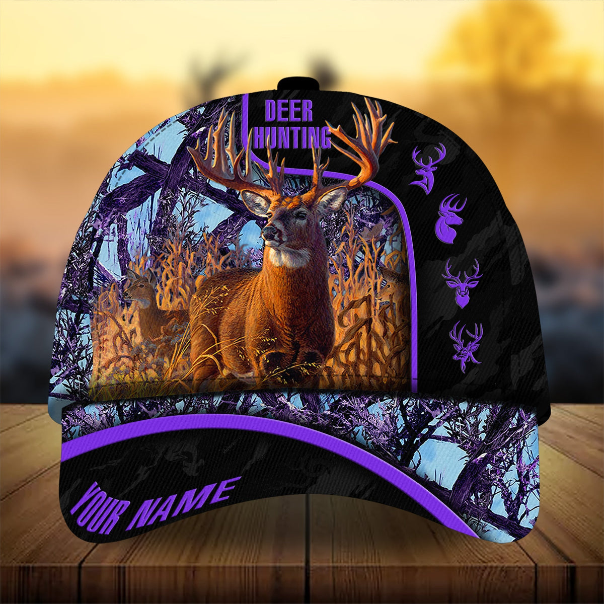 Premium Deer Hunting 3D Print Personalized – Classic Cap