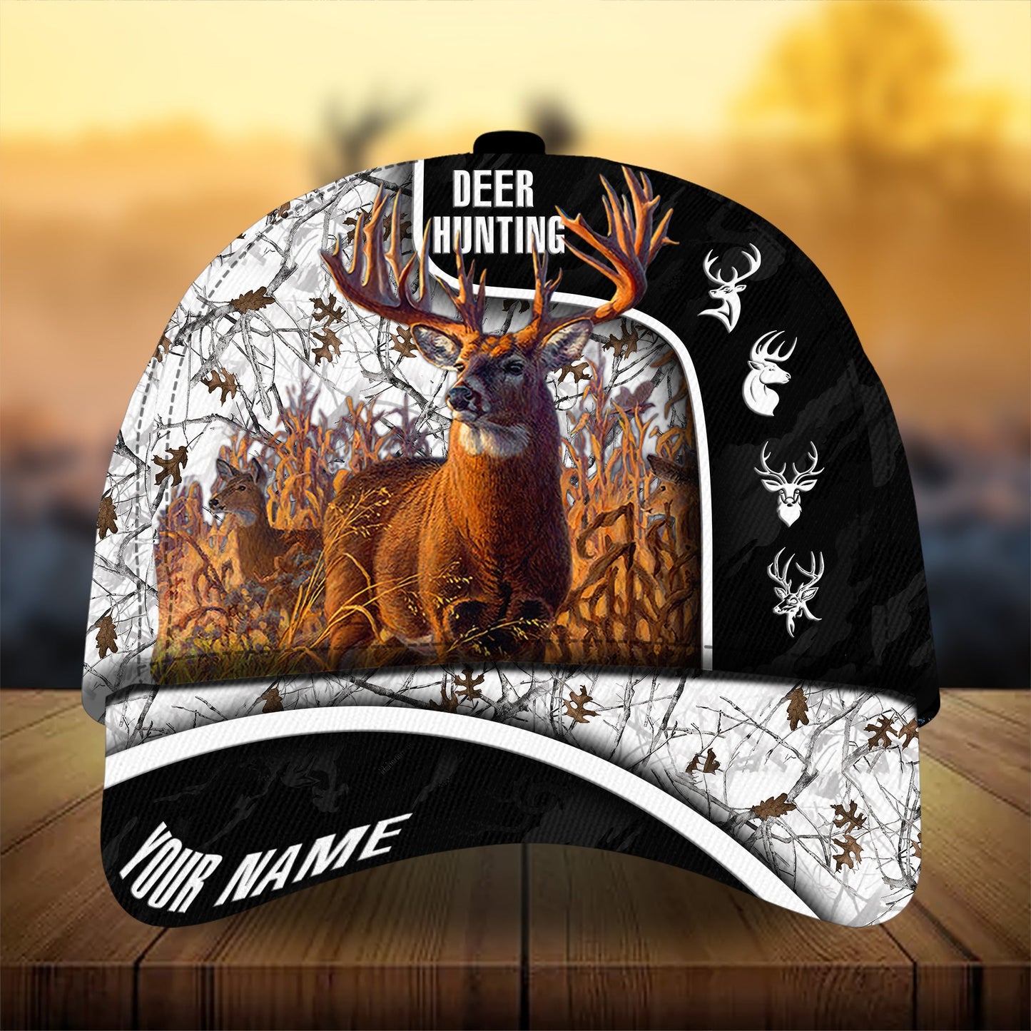 Premium Deer Hunting 3D Print Personalized – Classic Cap