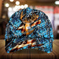 Eternity Cracked Flag Deer Hunting Personalized – Classic Cap