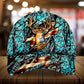 Eternity Cracked Flag Deer Hunting Personalized – Classic Cap