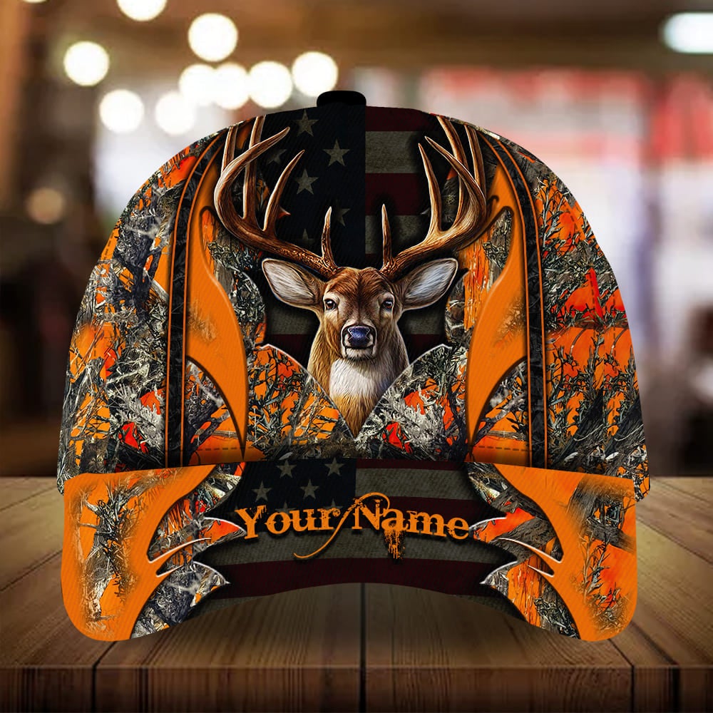 Best Flag Deer Hunting Personalized – Classic Cap