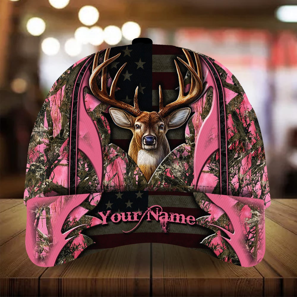 Best Flag Deer Hunting Personalized – Classic Cap