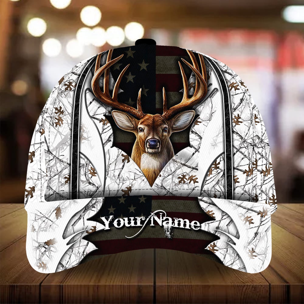 Best Flag Deer Hunting Personalized – Classic Cap