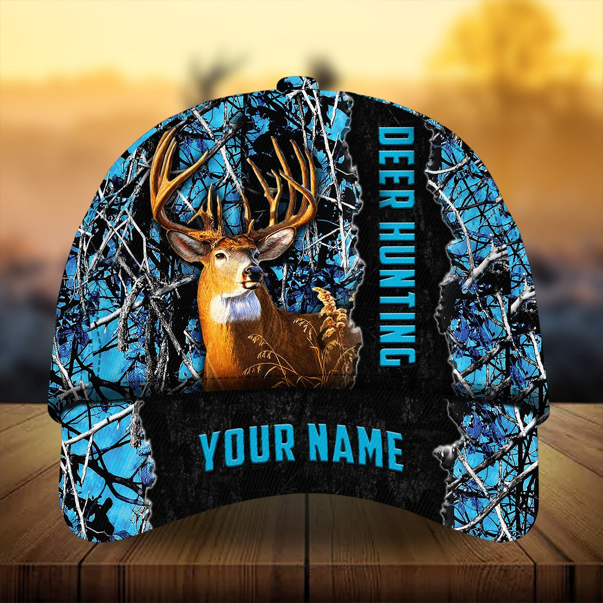 Men Camouflage Deer Hunting Personalized – Classic Cap
