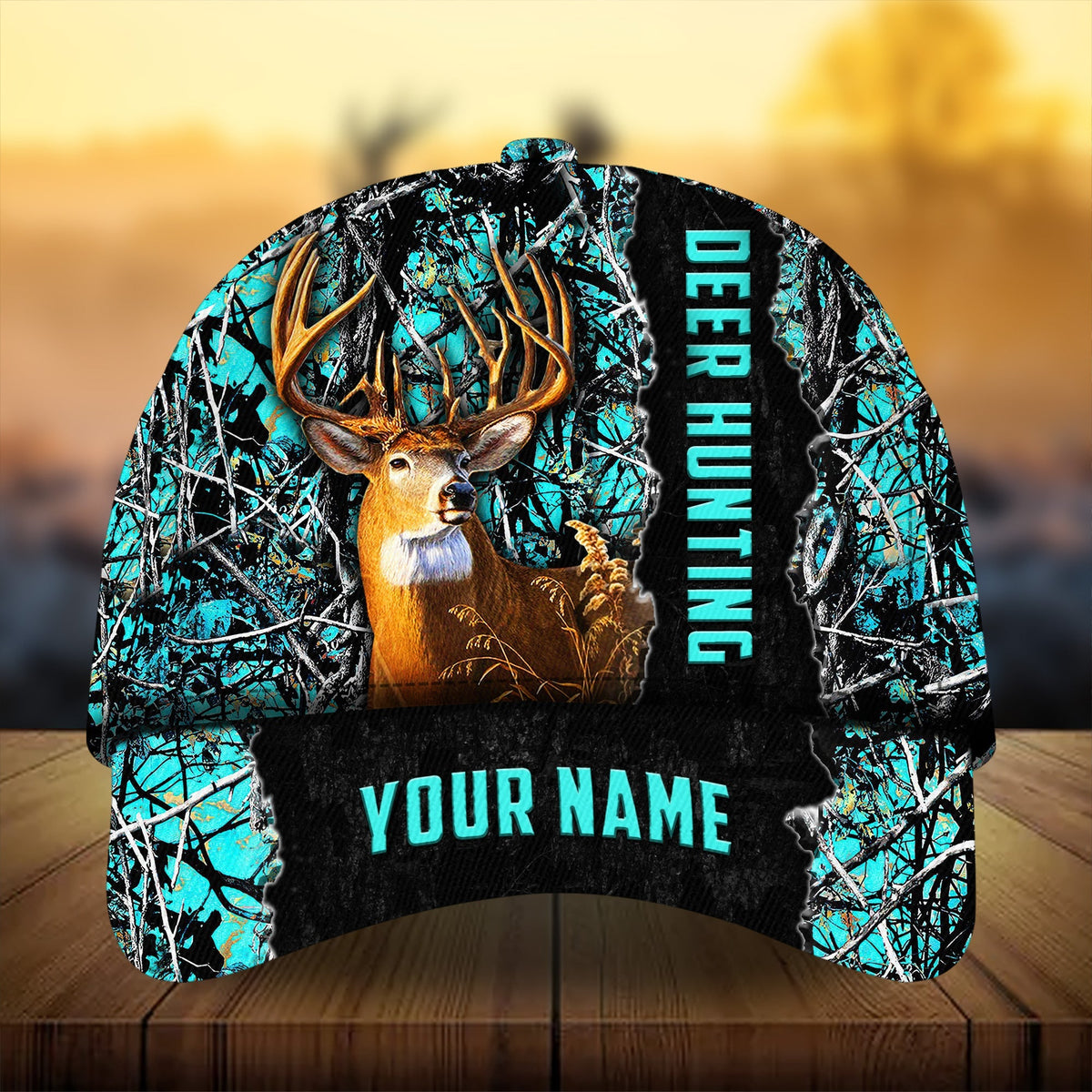 Men Camouflage Deer Hunting Personalized – Classic Cap