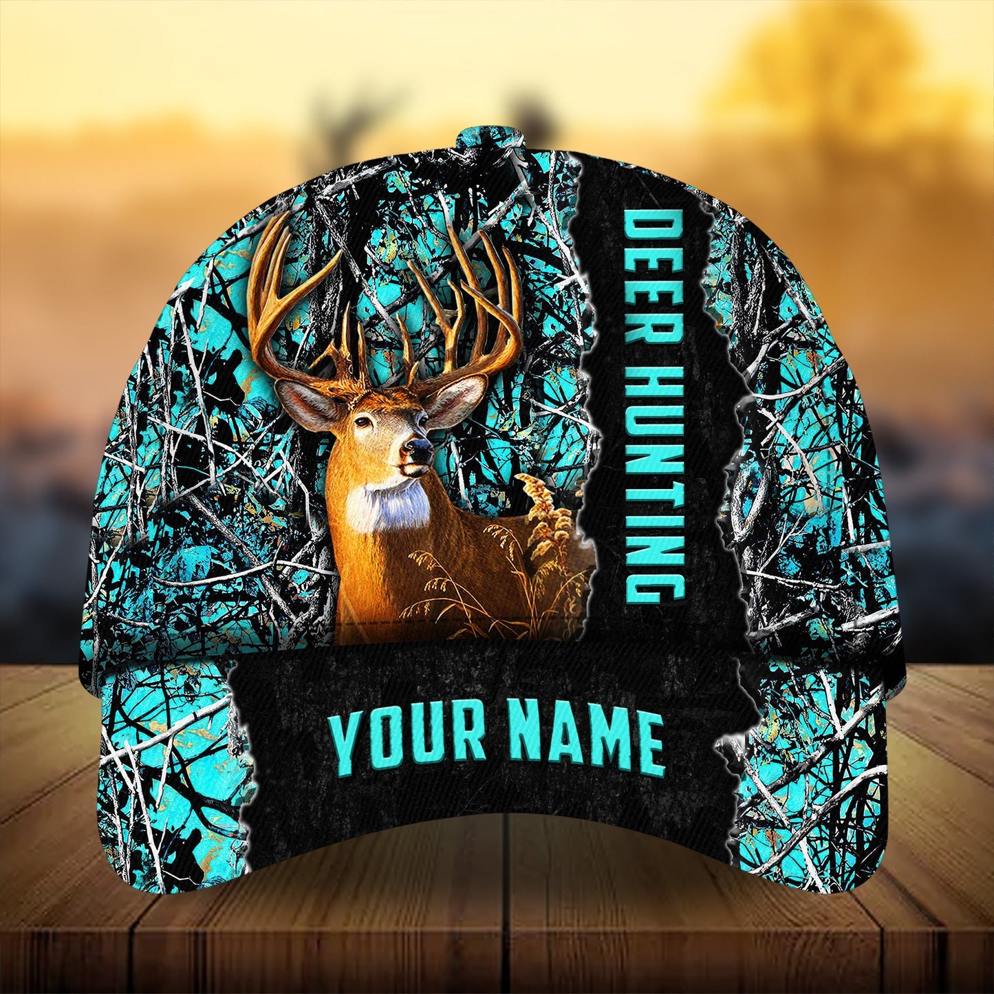 Men Camouflage Deer Hunting Personalized – Classic Cap