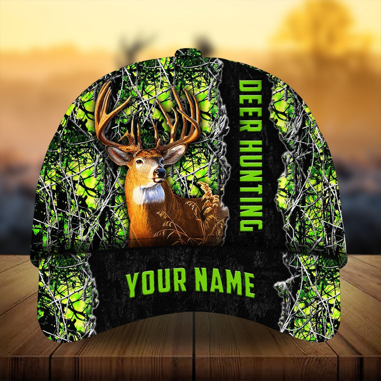 Men Camouflage Deer Hunting Personalized – Classic Cap