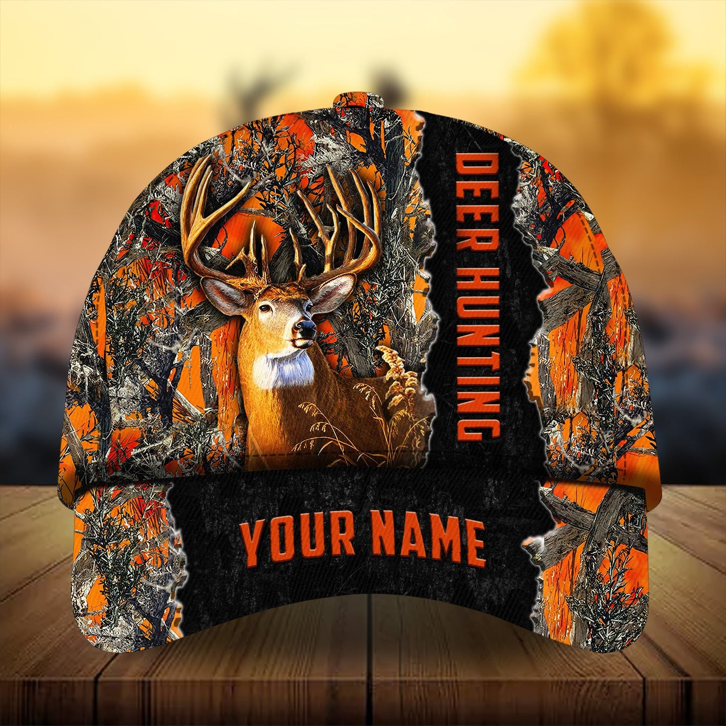 Men Camouflage Deer Hunting Personalized – Classic Cap