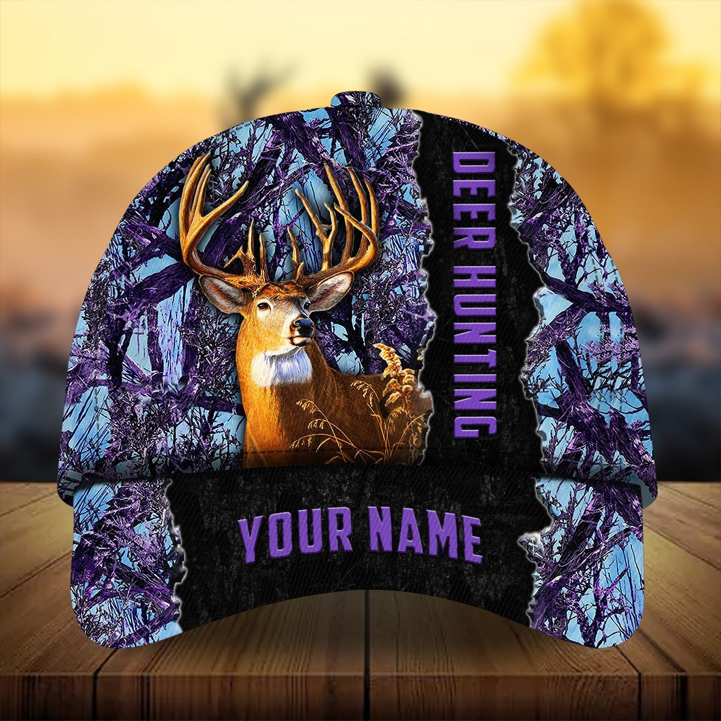 Men Camouflage Deer Hunting Personalized – Classic Cap