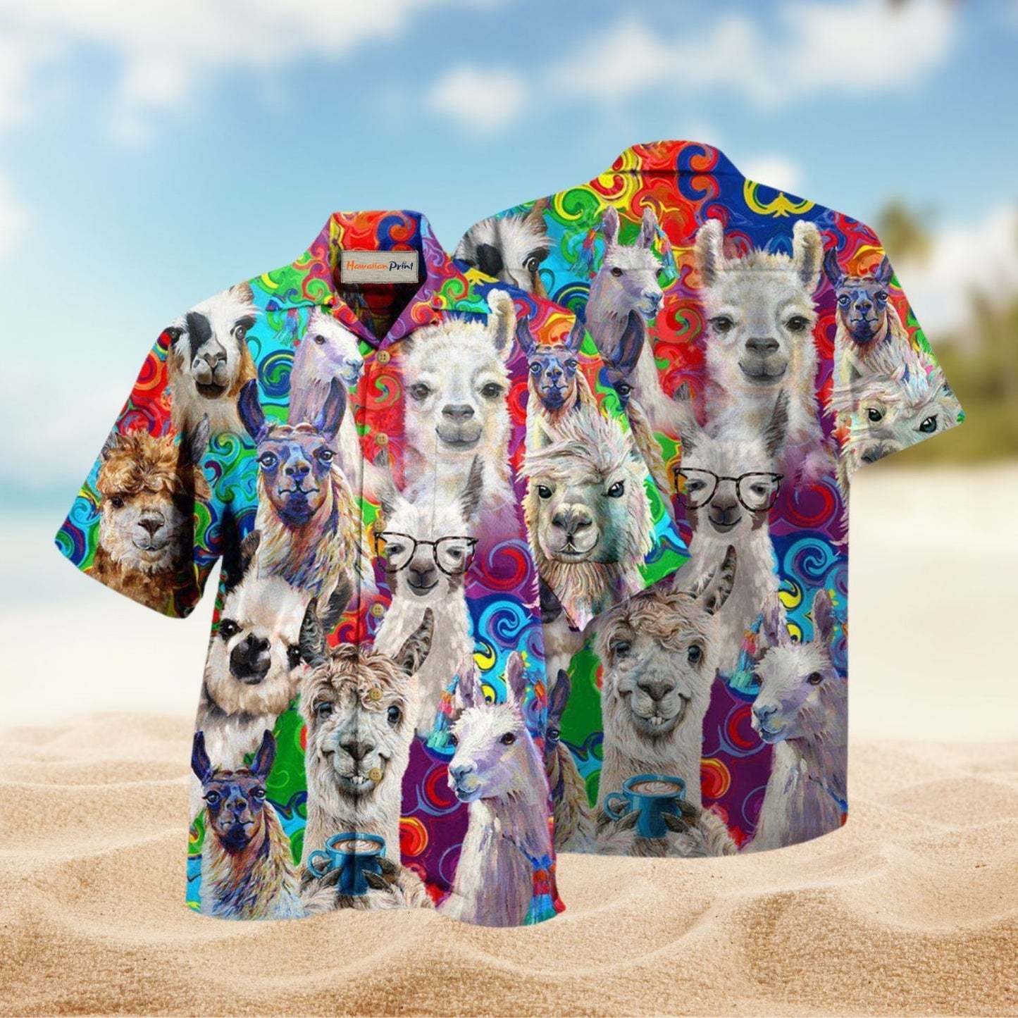 Nah My Prob Llama Edition – Hawaiian Shirt