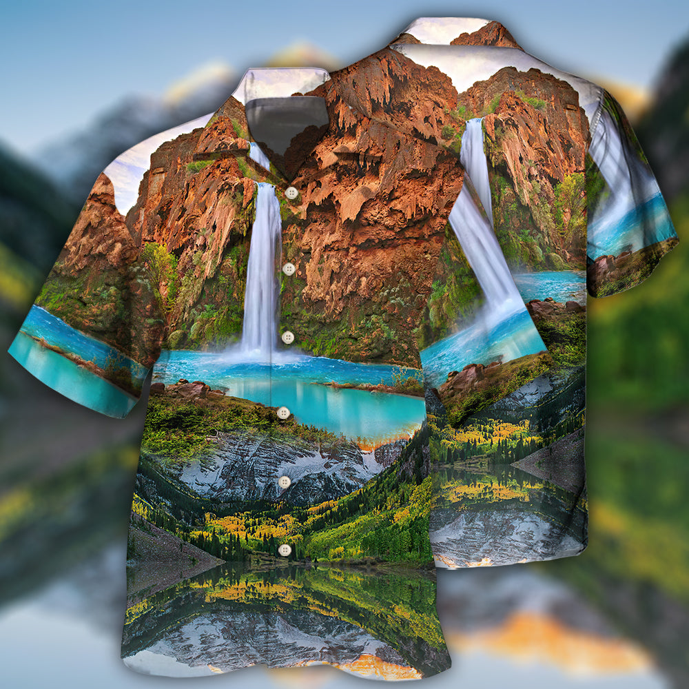 National Parks Outdoor Pattern – Hawaiian Shirt