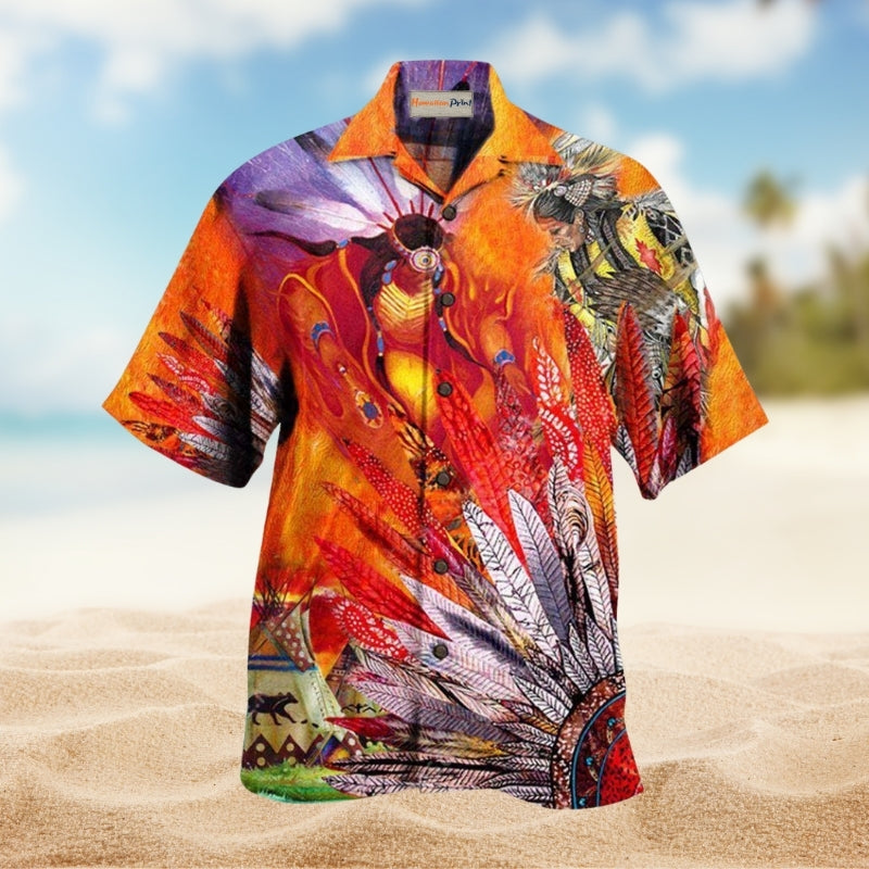 Native America Amazing With Fire Limited Edition – Hawaiian Shirt