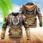Native Feather Pattern Style - 3D Hoodie