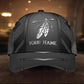 Feather Silver Black 1 Personalized – Classic Cap