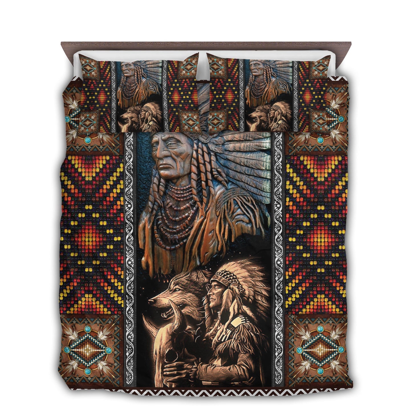 Native American Love Life Bedding Cover For Southwestern Bedroom Decor